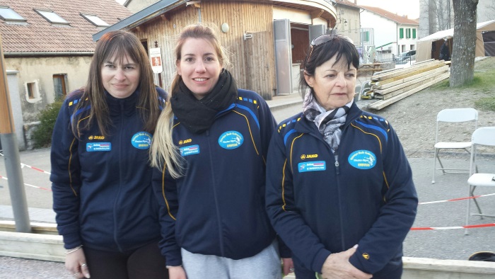 Championnat Départemental Triplettes Pétanque féminines le 14 avril 2019 à Veynes