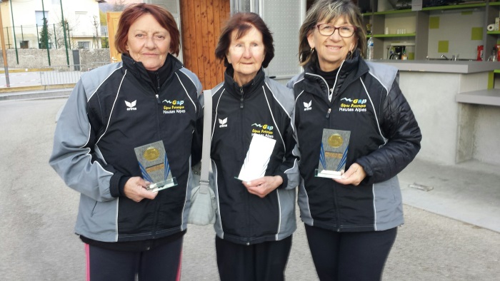 Championnat Départemental Triplettes Pétanque féminines le 14 avril 2019 à Veynes