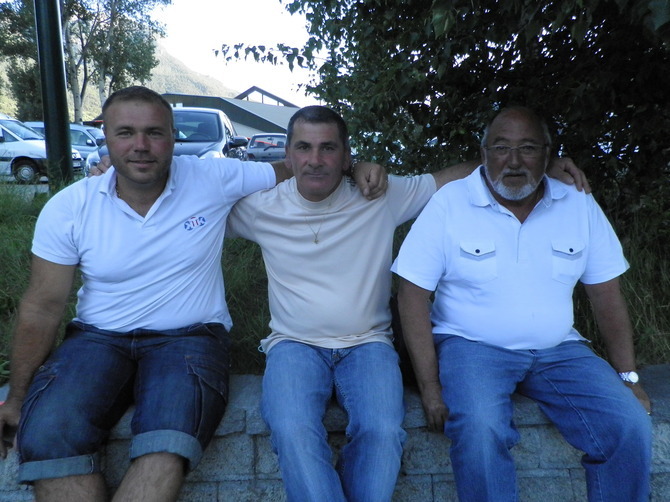 Fabien , Adelino et Joel tenaient à être présent.....