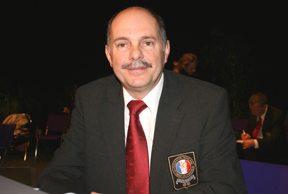 Alain Cantarutti, président de la Fédération française de pétanque et jeu provençal depuis mars 2009.