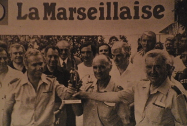 Chavillon - Capeau - Pisapia lors de leur victoire en 1979