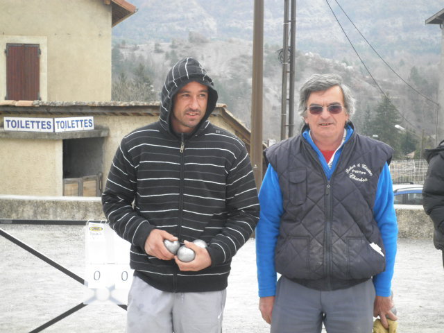 Yohan RAMBEAU (GAP) et Bernard MOURRE (Laragne) Yohan RAMBEAU (GAP) et Bernard MOURRE (Laragne)