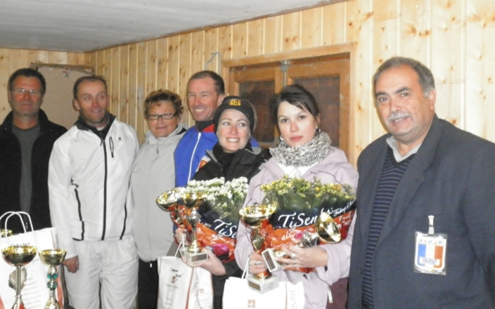 Les finalistes dames et hommes 2011 dans le froid