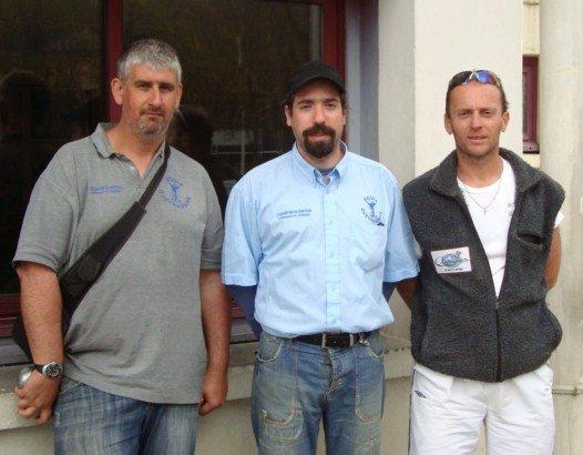 Jean Michel Rocheil - Stéphane Martinet et Dany Chaloin (Pétanque Queyrassine) quarts de finalistes