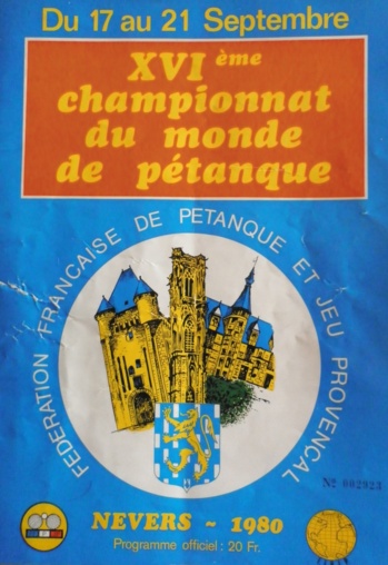 Championnats du Monde 1980 à Nevers Championnats du Monde 1980 à Nevers
