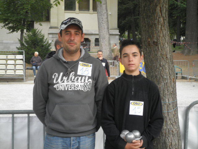 Julien ici a Gap lors du tête à tête du Critérium 2012 n'hésite pas a "se frotter" aux grands pour s'aguérrir