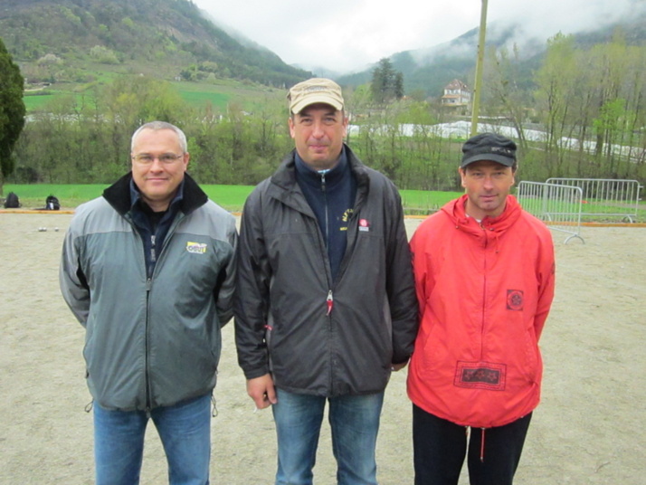 Davin - Belmonte - Roux (Le Sapet) on du passer par le barrage pour obtenir la 3éme place qualificatives Davin - Belmonte - Roux (Le Sapet) on du passer par le barrage pour obtenir la 3éme place qualificatives
