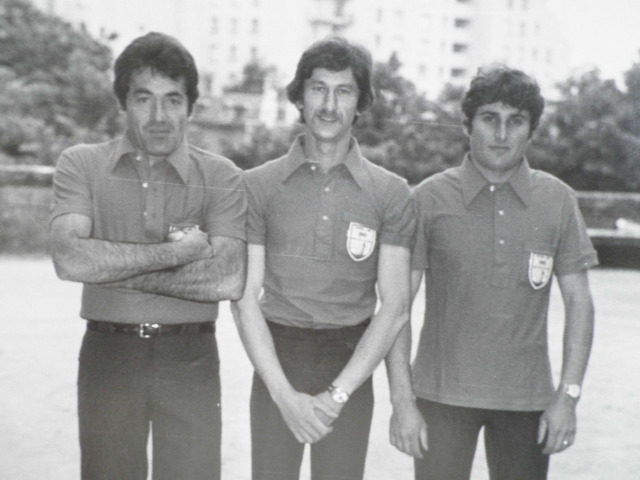 Guy JOURDAN - Jules LORENZELLI - Joel MANOUKIAN (Briançon ) Vice champions de France 1980 Guy JOURDAN - Jules LORENZELLI - Joel MANOUKIAN (Briançon ) Vice champions de France 1980