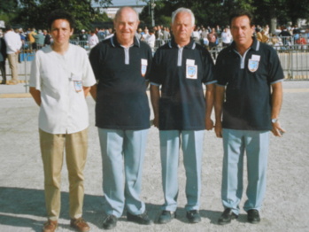 Fernand Girard - Claude Illy - Claude Bernard à La Roche sur Yon en 1998