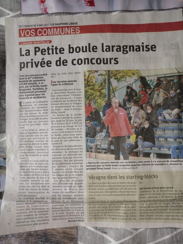 Article du Dauphine Libéré 