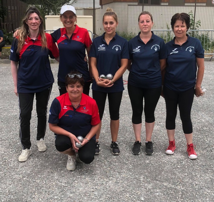 Qualifiées en demi-finales du Championnat Départemental Triplettes Féminins Qualifiées en demi-finales du Championnat Départemental Triplettes Féminins