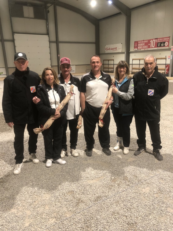 Championnat Départemental Triplettes Mixtes 14 Novembre 2021 résultats Championnat Départemental Triplettes Mixtes 14 Novembre 2021 résultats