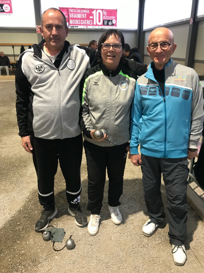 Championnat Départemental triplettes mêlée A+B Championnat Départemental triplettes mêlée A+B