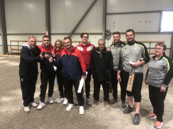 Résultats championnats Départemental triplettes mixtes
