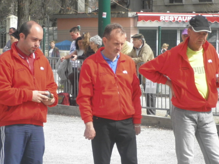 DEBARD ANNABELLE, DELCHAMBRE SYLVAIN, DEBARD SEBASTIEN vainqueurs du Championnat départemental Promotion 2014	