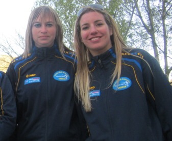 Fabien DEVEZEAUD, Coralie LEYRE et Stéphanie MATHIEU  au championnat de France 2014