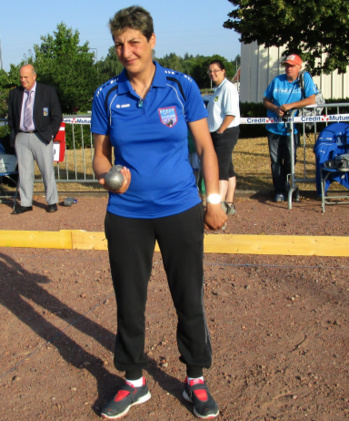 Championnats de France  Pétanque à St. Avold - DELL'AVERSANO ANGELIQUE perd 8 à 13 en 8° de finale - CHIAPPONI JEAN MARC et ROLLAND ALAIN  perdent au barrage