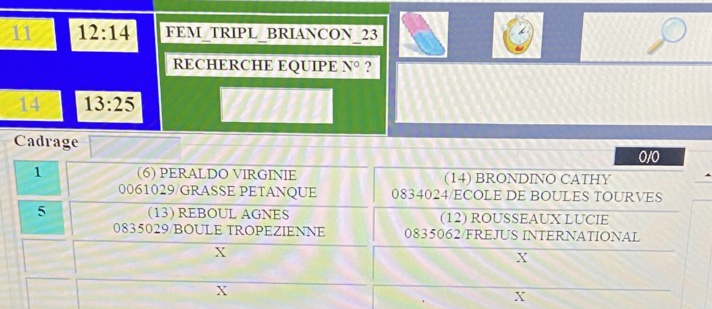Résultats Qualificatif Régional Triplettes Senior Féminin 19 Mai Briançon Résultats Qualificatif Régional Triplettes Senior Féminin 19 Mai Briançon