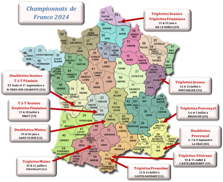 Championnats de France 2024 Championnats de France 2024