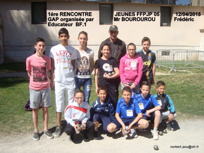 Détection jeunes, dimanche 12 avril à GAP Détection jeunes, dimanche 12 avril à GAP