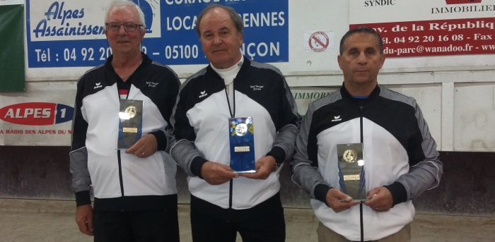 Championnat Départemental Triplettes Vétérans le jeudi 25 avril à BRIANCON
