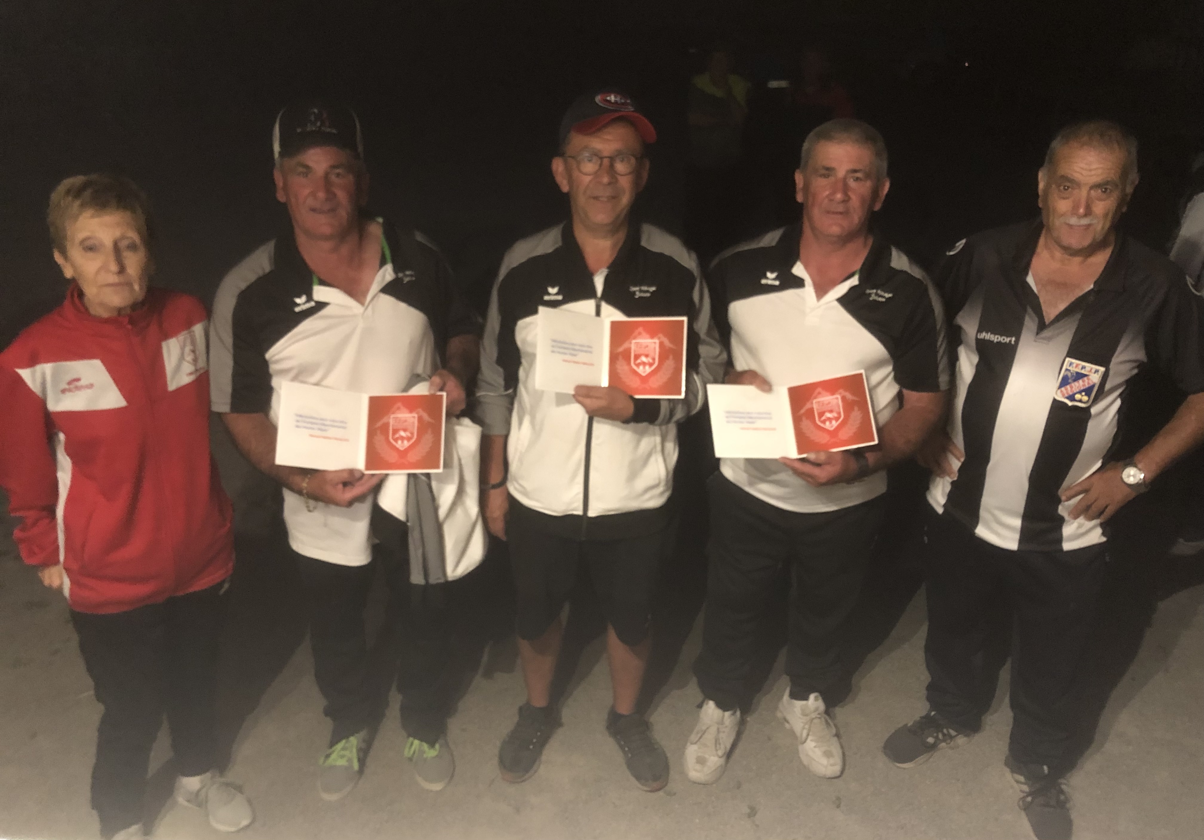 Champion Départementaux Triplettes Veterans