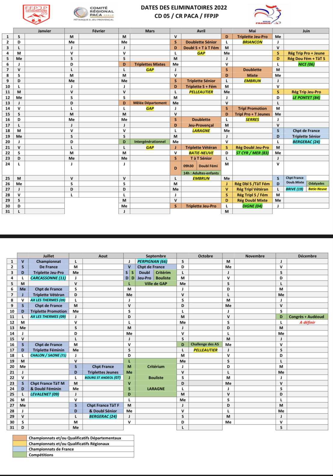 Ffpjp 09 Calendrier 2023 Calendrier Eliminatoire Cd05 Ffpjp 2022 Modifié