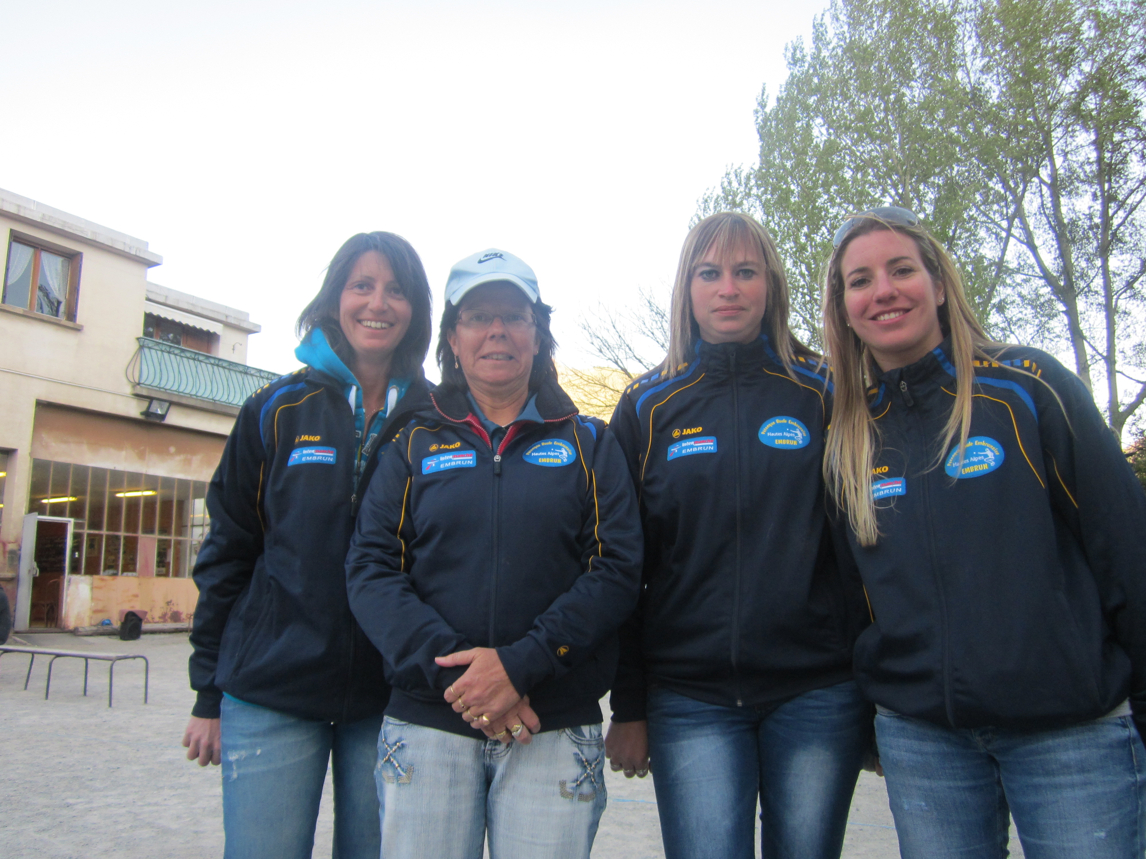 Coralie LEYRE et Stéphanie MATHIEU Championnes départemental doublette pétanque féminin 2014