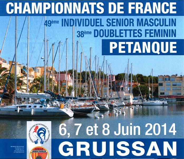 Fabien DEVEZEAUD, Coralie LEYRE et Stéphanie MATHIEU  au championnat de France 2014