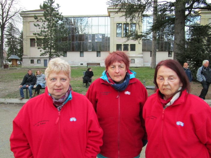Christine CAUCHOIS, Corinne QUIOT et  Marie-Jeanne FAUDON qualifiées pour la Ligue au Pontet
