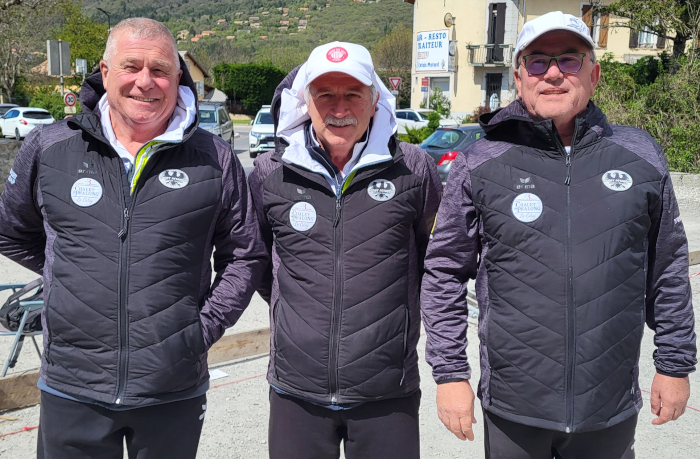 Championnat Départemental Triplettes Pétanque Vétérans les 17 et 18 avril 2024 à la Batie-Neuve