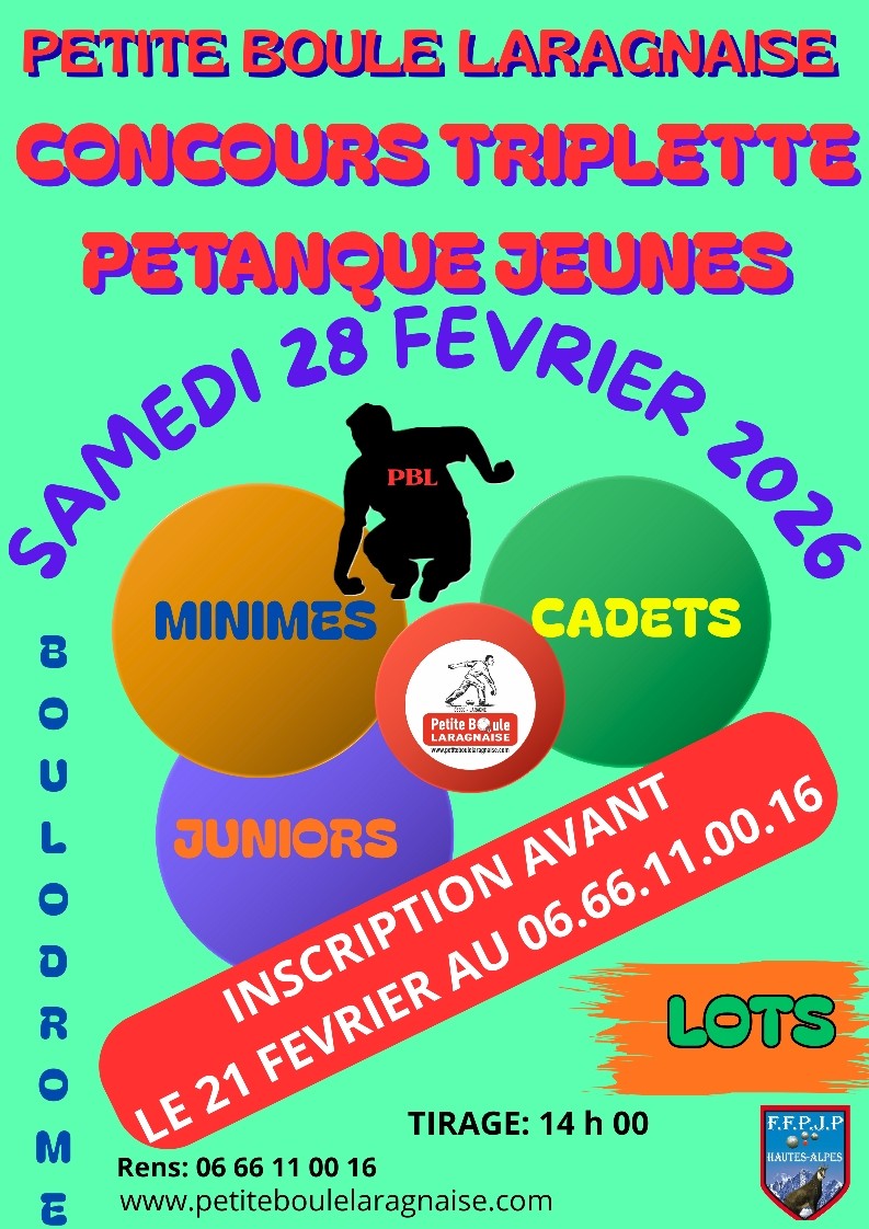 Concours des Jeunes à Laragne samedi 28 Février