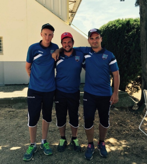 Championnat de France triplette provençal 2015 à Vauvert avec "les Valserrois"