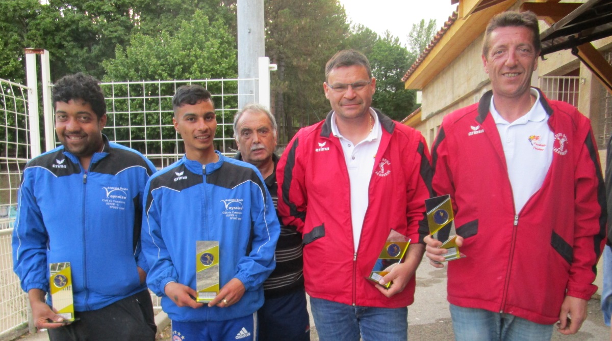 Championnat Départemental Doublettes Jeu Provençal 28 et 29 mai 2016 à Laragne