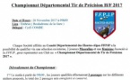 Championnat Départemental Tir de Précision 26 novembre 2017