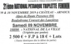 Château-Arnoux  - National féminin - Samedi 09 novembre 2019