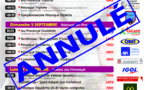 Annulation critérium de GAP