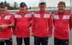 Qualifiés en 8ème au Championnat de France Triplette Vétérans  Qualifiés en 8ème au Championnat de France Triplette Vétérans
