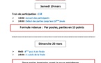 Championnat Départemental Triplettes mixte 19 et 20 Mars 2022