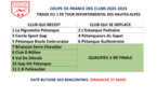 Tirage Coupe de France des Clubs 2022