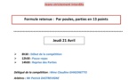 Championnat Départemental Triplettes Vétéran 21 Avril 2022 a La bâtie-Neuve Place de la Gare