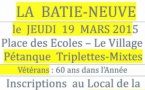La Batie-Neuve, Concours vétérans le 19 mars 2015