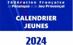 Calendrier jeunes 2024