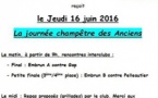 Journée champêtre des Anciens le jeudi 16 juin à EMBRUN
