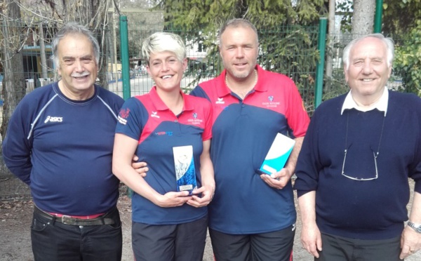 Championnat Départemental Doublettes mixtes 2018 les 14 et 15 avril à GAP