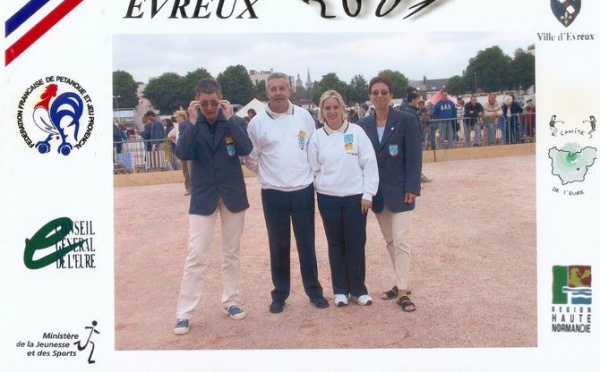 Quelques Doublettes mixtes lors des Championnats de FRANCE depuis l'an 2000