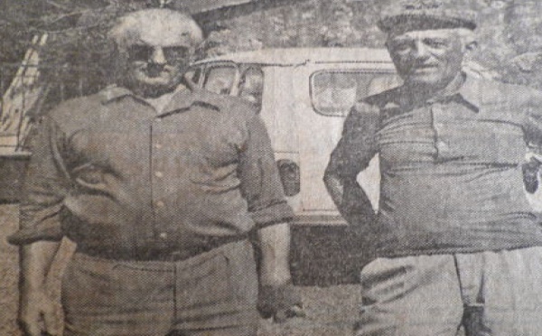 Doublette 1972 : Les Serrois Maurice BEGOU et Jean MOREL Champions Départementaux