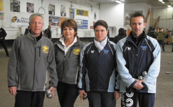 Championnat Départemental Doublette Mixte......... Résultats du Dimanche