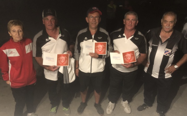 Champion Départementaux Triplettes Veterans