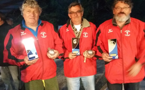 Championnat Départemental Triplettes vétérans le 19 mai à Guillestre